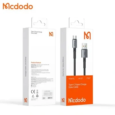 کابل شارژ تایپ سی 100 واتی 1.8 متر  مک دودو Mcdodo Type C Super Charge Data Cable CA-3591 2