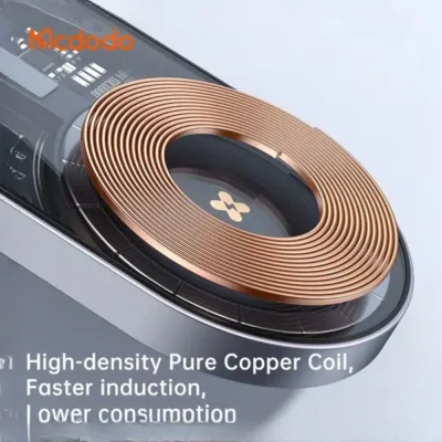 هولدر و شارژ وایرلس مگنتی مک دودو Mcdodo Transparent Magnetic Wireless Charging Car mount CH-2340 3