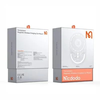 هولدر و شارژ وایرلس مگنتی مک دودو Mcdodo Transparent Magnetic Wireless Charging Car mount CH-2340 4