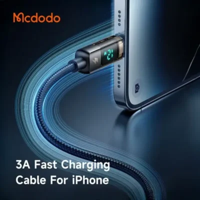 کابل شارژ لایتنینگ قطع کن دار 1.2 متری مک دودو Mcdodo Lightning Auto Power Off CA-3620 3