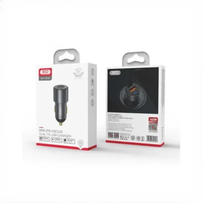 شارژر فندکی 3 پورت 65 وات ایکس او XO-CC45 DUAL PD CAR CHARGER 2