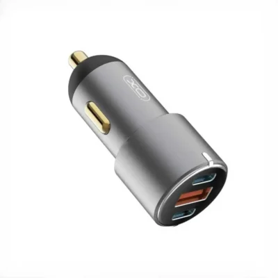 شارژر فندکی 3 پورت 65 وات ایکس او XO-CC45 DUAL PD CAR CHARGER 3