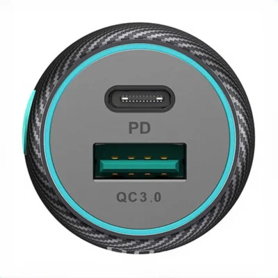 شارژر فندکی فست شارژ دو پورت 60وات جویروم JOYROOM CAR CHARGER 60W JR-CCN01 2