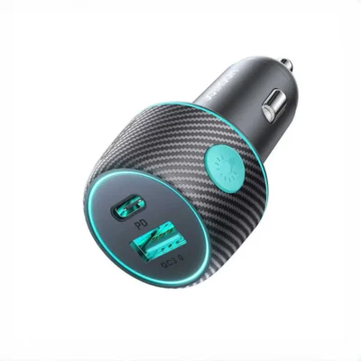 شارژر فندکی فست شارژ دو پورت 60وات جویروم JOYROOM CAR CHARGER 60W JR-CCN01 3