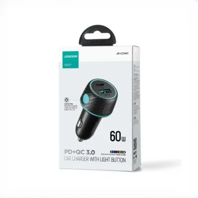 شارژر فندکی فست شارژ دو پورت 60وات جویروم JOYROOM CAR CHARGER 60W JR-CCN01 4