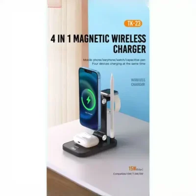 استند و شارژر وایرلس توان 15 وات ایکس او XO TK-23 4