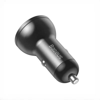 شارژر فندکی دو پورت 24 وات بیسوس Baseus Digital Display Car Charger Dual USB CCBX-0G 3