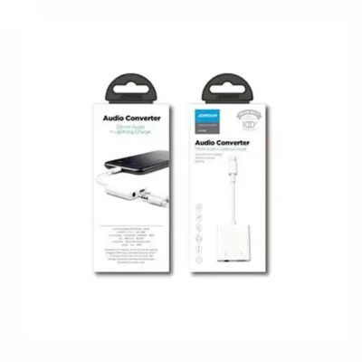 مبدل لایتنیینگ اتصال همزمان جک 3/5میلیمتر و شارژر Joyroom Ben Series S-Y105 4