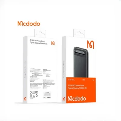 پاوربانک 22.5 وات ظرفیت 10000 مک دودو مدل MCDODO POWER BANK DIGITAL DISPLAY MC-388 2