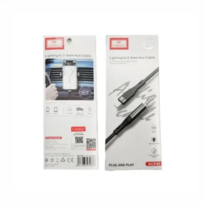 کابل تبدیل لایتنینگ به جک 3/5 میلی متر Earldom lighting to 3.5mm Aux cable ET-AUX40 2