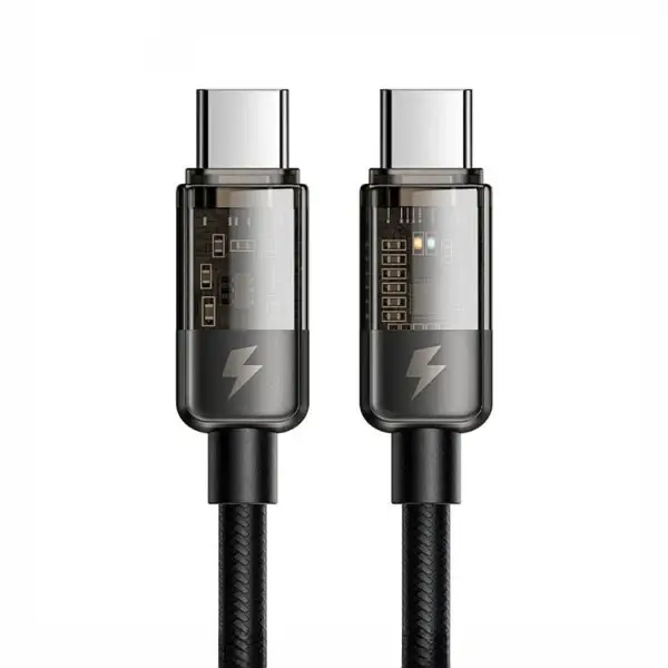 کابل شارژ دوسر تایپ سی قطع کن دار 100 وات مک دودو Mcdodo Auto Power Off Type-C To Type-C Cable CA-2840