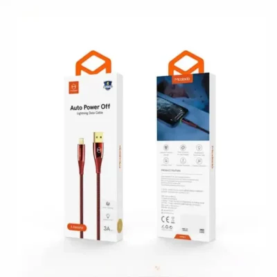 کابل شارژ لایتنینگ قطع کن دار مکدودو Mdodo Auto Power Off Data Cable for Lightning CA-806 2