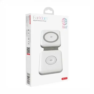 شارژر وایرلس 3 کاره ارلدم Earldom Magnetic Wireless Charger ET-WC19 3