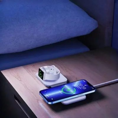 شارژر وایرلس 3 کاره ارلدم Earldom Magnetic Wireless Charger ET-WC19 4