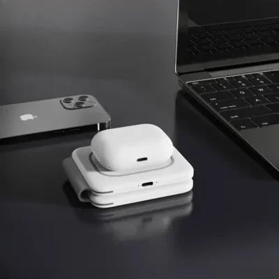 شارژر وایرلس 3 کاره ارلدم Earldom Magnetic Wireless Charger ET-WC19 6