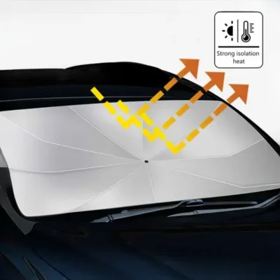 چتر آفتابگیر ماشین ارلدم EARLDOM Car WindShield Sun Umbrella ET-U1 5