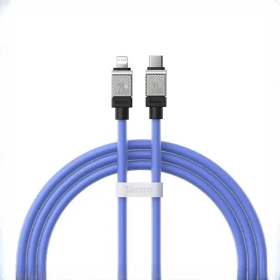 کابل شارژ تایپ سی به لایتنینگ بیسوس Baseus CoolPlay Series Fast Charging Cable Type-C to iPhone 20W 8