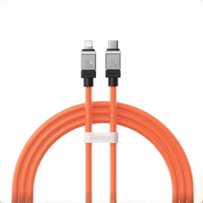 کابل شارژ تایپ سی به لایتنینگ بیسوس Baseus CoolPlay Series Fast Charging Cable Type-C to iPhone 20W 9