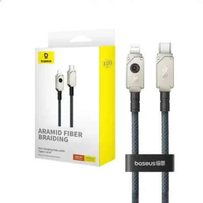 کابل شارژ تایپ سی به لایتنینگ 20 وات بیسوس Baseus Aramid Fiber Braiding Type C To Lightning Cable CB000049 2