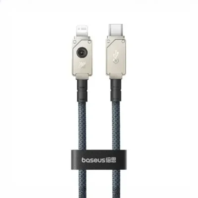 کابل شارژ تایپ سی به لایتنینگ 20 وات بیسوس Baseus Aramid Fiber Braiding Type C To Lightning Cable CB000049 5