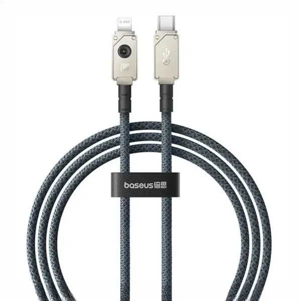 کابل شارژ تایپ سی به لایتنینگ 20 وات بیسوس Baseus Aramid Fiber Braiding Type C To Lightning Cable CB000049