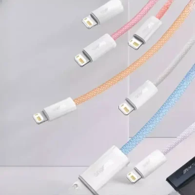 کابل شارژ لایتنینگ 1 متری بیسوس Baseus Dynamic Fast Charging Data Cable CALD000402 2