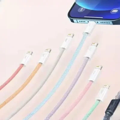 کابل شارژ لایتنینگ 1 متری بیسوس Baseus Dynamic Fast Charging Data Cable CALD000402 7