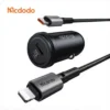 شارژر فندکی مکدودو 30 وات به همراه تایپ سی به لایتنینگ MCDODO CC-7492