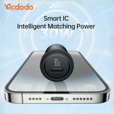 شارژر فندکی مکدودو 30 وات به همراه تایپ سی به لایتنینگ MCDODO CC-7492 4