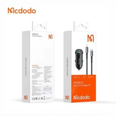 شارژر فندکی مکدودو 30 وات به همراه تایپ سی به لایتنینگ MCDODO CC-7492 8