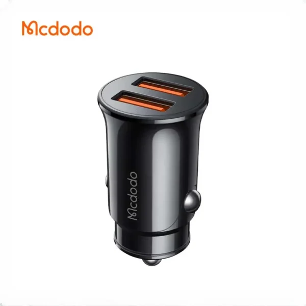 شارژر فندکی دو پورت فست شارژ 12 وات Mcdodo Dual USB Output Car Charger cc-6602
