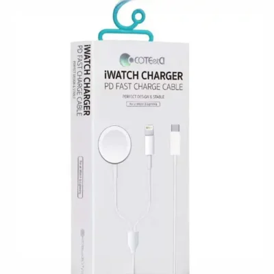 کابل شارژ سریع اپل واچ دوکاره کوتتسی Coteetci IWatch Charger PD Fast Charging Cable 26002 2