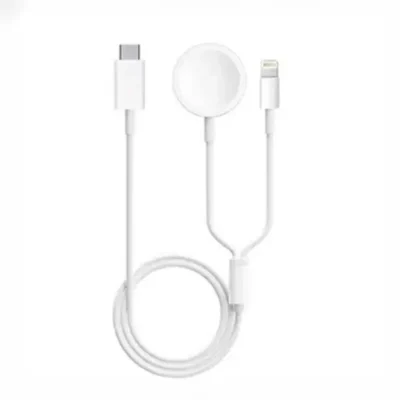 کابل شارژ سریع اپل واچ دوکاره کوتتسی Coteetci IWatch Charger PD Fast Charging Cable 26002