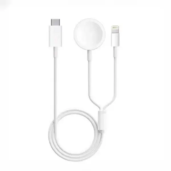 کابل شارژ سریع اپل واچ دوکاره کوتتسی Coteetci IWatch Charger PD Fast Charging Cable 26002