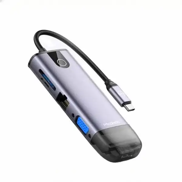 هاب شارژر تایپ سی 10 پورت مک دودو Mcdodo HU-7420 10 in 1 USB-C HUB