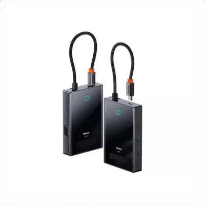 هاب تایپ سی 8 پورت بیسوس Baseus Focus Series 8 Port Type-C Hub Adapter BS-OH082 WKYY030413 3