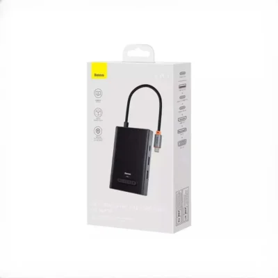 هاب تایپ سی 8 پورت بیسوس Baseus Focus Series 8 Port Type-C Hub Adapter BS-OH082 WKYY030413 4