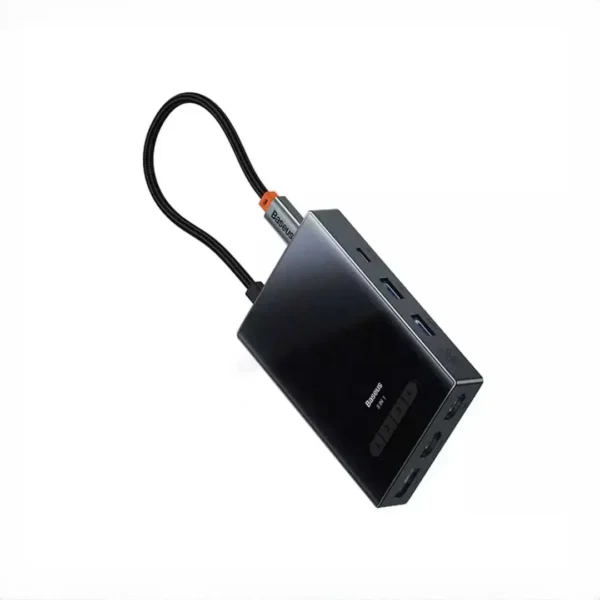 هاب تایپ سی 8 پورت بیسوس Baseus Focus Series 8 Port Type-C Hub Adapter BS-OH082 WKYY030413