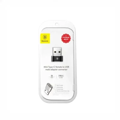 تبدیل Type C به USB بیسوس Baseus Mini Type-C famale to USB male adapter convertor CAAOTG-01 3