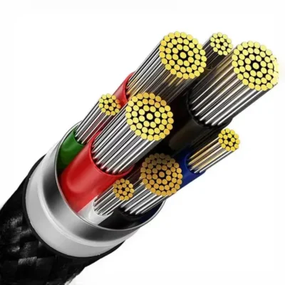 کابل دو سر تایپ سی 100 وات 1 متر بیسوس Baseus Glimmer Type-C To Type-C Fast Charging Data Cable CADH000701 5