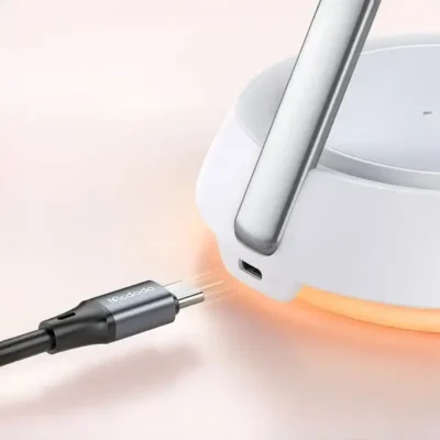 شارژر وایرلس 3 کاره مک دودو Mcdodo 15W Night Light Magnetic Wireless Charging Station CH-495 7