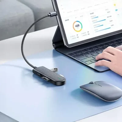 هاب 5 پورت تایپ سی مک دودو Mcdodo 5in1 USB-C Hub HU-143 5