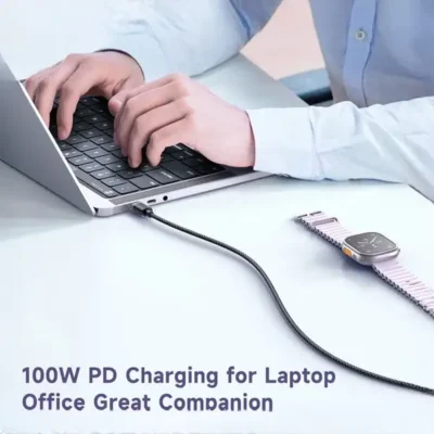 کابل شارژ دو سر تایپ سی 100 وات 1.2 متر مک دودو Mcdodo Type-C to Type-C PD Data Cable CA-3670 6