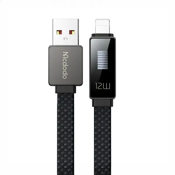 کابل شارژ لایتنینگ 1.2 متر مک دودو Mcdodo LED Rhythm Data Cable CA-497