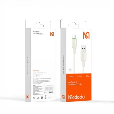 کابل تایپ سی 100 وات 1.2 متر مک دودو Mcdodo 6A Type-C USB Data Cable CA-475 6