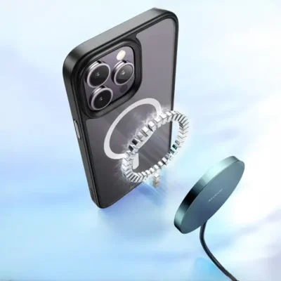 قاب محافظ نیمه شفاف مگ سيف مک دودو Mcdodo Iphone 14 Pro Max Protective Case With Magnetic Structure PC-310 3
