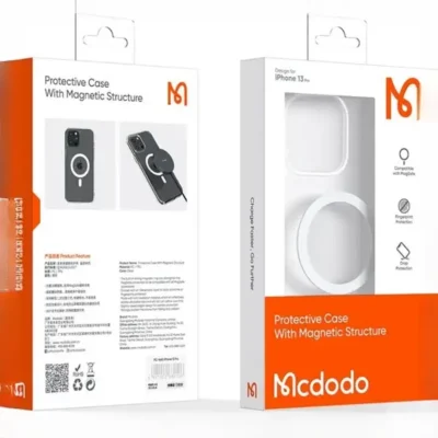 قاب محافظ نیمه شفاف مگ سيف مک دودو Mcdodo Iphone 13 Pro Max Protective Case With Magnetic Structure PC-1790 3
