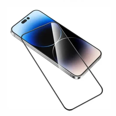 گلس دور سلیکیونی گرین لاین آیفون Green Lion 3D Silicone Plus High Definition For Iphone 14 Pro Max GN3DSHD14PM 5