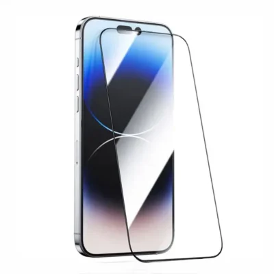گلس شیشه ای تمام چسب گرین لاین آیفون Green Lion 9H Steve Strong Full Glass Protector Iphone 15 Pro