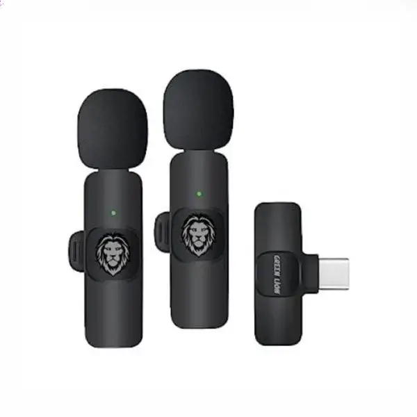 میکروفون 3 در 1 گرین لاین Green Lion 3in1 Wireless Microphone GN3WIRMICPBK